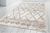 Geometric Rug Diamond Aztec Pattern Cream Main Image