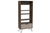 Nevada Display Bookcase With Door Smoked Oak main image