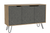 Manhattan Medium Sideboard With 3 Doors Bleached Pine main image