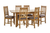 Mallory Extending Dining Table Table and Chairs