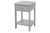 Shaker 1 Drawer Petite Bedside Cabinet Grey main image