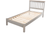 Corona Single Slatted Bed Grey main image