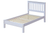 Corona Single Slatted Lowend Bedstead White main image