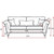 Hampton Standard Back Sofa Range 3 Seater dimensions