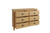 Alfold 6 Drawer Chest Oak Drawers Open