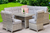 Amy Outdoor Corner Dining Sofa and 3 Armless Chairs lifestyle image