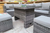 Catalina Outdoor Corner Dining Sofa with Lift Table and Ice Bucket close up image