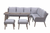 Danielle Outdoor Corner Sofa and Benches with Dining Table main image
