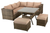 Georgia Compact Outdoor Corner Dining Set and Benches main image