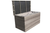 Medium Wicker Cushion Box With Zipped Liner Multi Grey open image