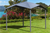 Outsunny 3m x 3m Metal Garden Gazebo Grey Main Image