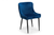 Como Dining Set with 6 Luxe Blue Chairs Luxe Chair