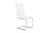 Arizona Dining Chair Chrome Set of 2 White
