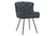 Burnhill Velvet Arm Dining Chair Set of 2 - Black