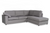 Alton Fabric Corner Sofa Silver