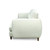 Gozo 2.5 Seater Fabric Sofa White Side