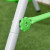 Outsunny Kids Swing, Steel Nursery Swing, with Seatbelt, High Support Back, Front Guard, for Ages 6-36 Months - Green joints