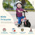 HOMCOM Kids Trike Toddler Tricycle Children Ride on 3 Wheels Bike For 1.5 - 4 Years Pink information sheet 1