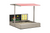 Outsunny Kids Wooden Sandpit, sandbox with canopy & Seats, for Gardens - Grey