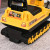 HOMCOM Ride On Excavator Toy Tractors Digger Movable Walker Construction Truck 3 Years track