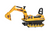 HOMCOM Ride On Excavator Toy Tractors Digger Movable Walker Construction Truck 3 Years