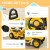 HOMCOM NO POWER 3 in 1 Ride On Toy Bulldozer Toddler Digger Excavator Scooter Storage Cart Toilet Pretend Play Construction Truck information sheet 4