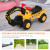 HOMCOM Kids Ride On Excavator Digger w/ Storage Basketball Net Steering NO POWER Wheel Vehicle Truck Toy information sheet 4