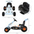 HOMCOM Kids Children Pedal Go Kart Manual Ride On Car w/ Brake Gears Steering Wheel Adjustable Seat Outdoor Fun Vehicle 97 x 66 x 59 cm dimensions