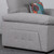 Leighton 3 Seater Sofa  Silver Side Design Image