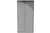 Knightsbridge Sliding 2 Door Wardrobe - Grey Gloss/Grey Front View