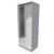 Knightsbridge 2 Drawer Wardrobe - Grey Gloss/Grey view with the Door Open