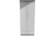 Knightsbridge 2 Drawer Wardrobe - Grey Gloss/Grey Front Image View