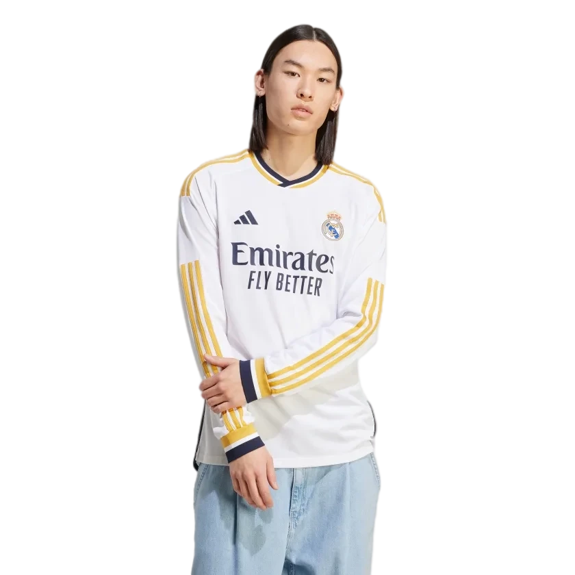 Real Madrid 23/24 Men's Home Long Sleeve Shirt