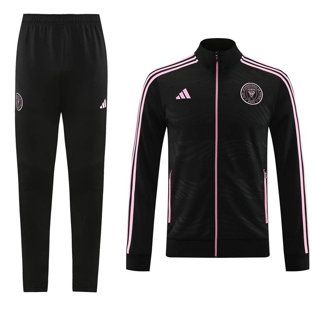 Inter Miami 2023 Men's Black Long Zip Jacket