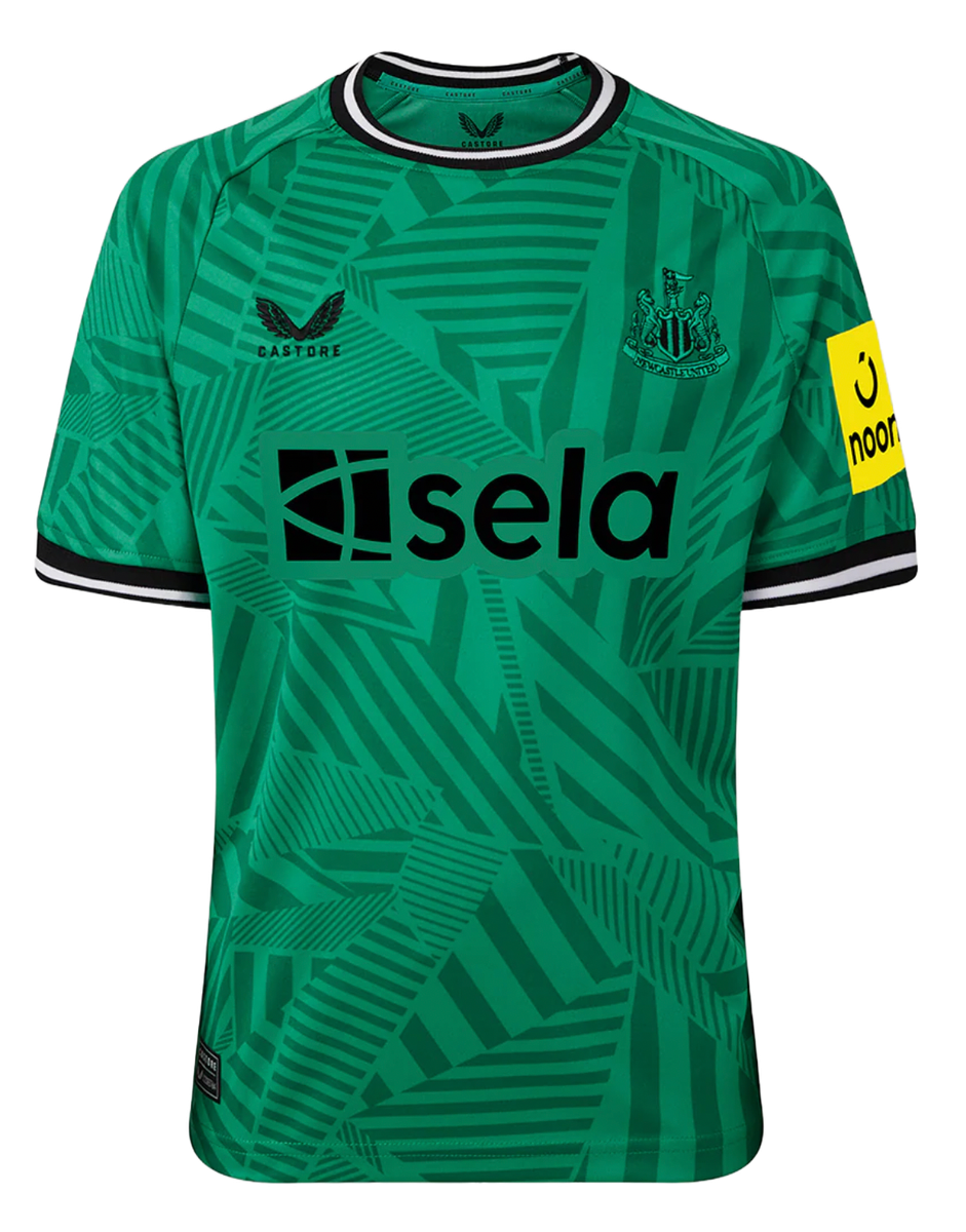 TONALI #8 Newcastle United 23/24 Kid's Away Shirt and Shorts - PL Font