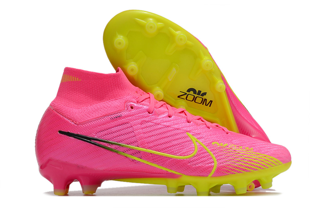 Nike Air Zoom Mercurial Superfly 9 Elite AG Football Boots - Pink/Yellow