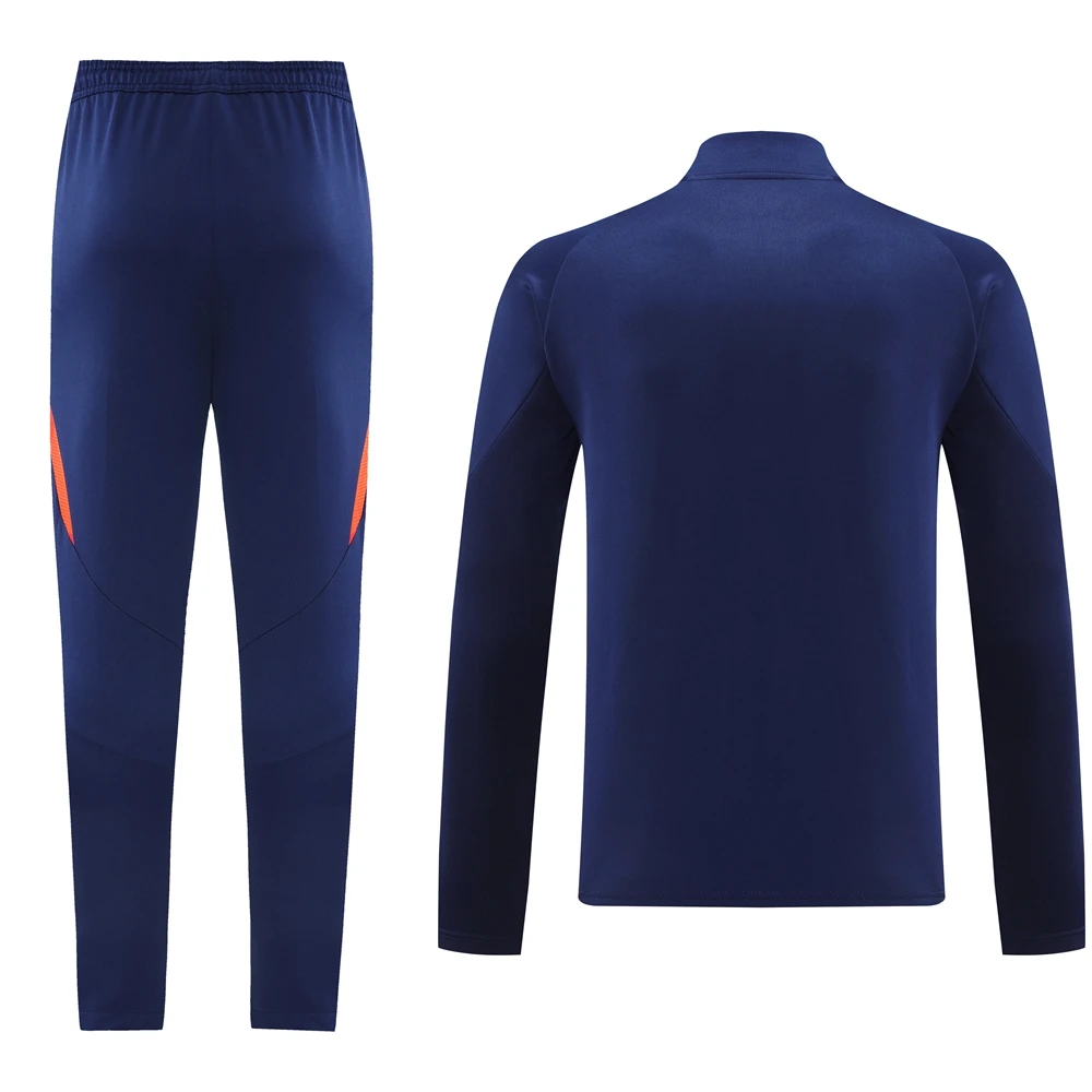 Spain 24/25 Men's Dark Blue Long Zip Jacket