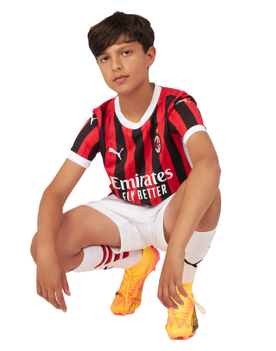 AC Milan 24/25 Kid's Home Shirt and Shorts