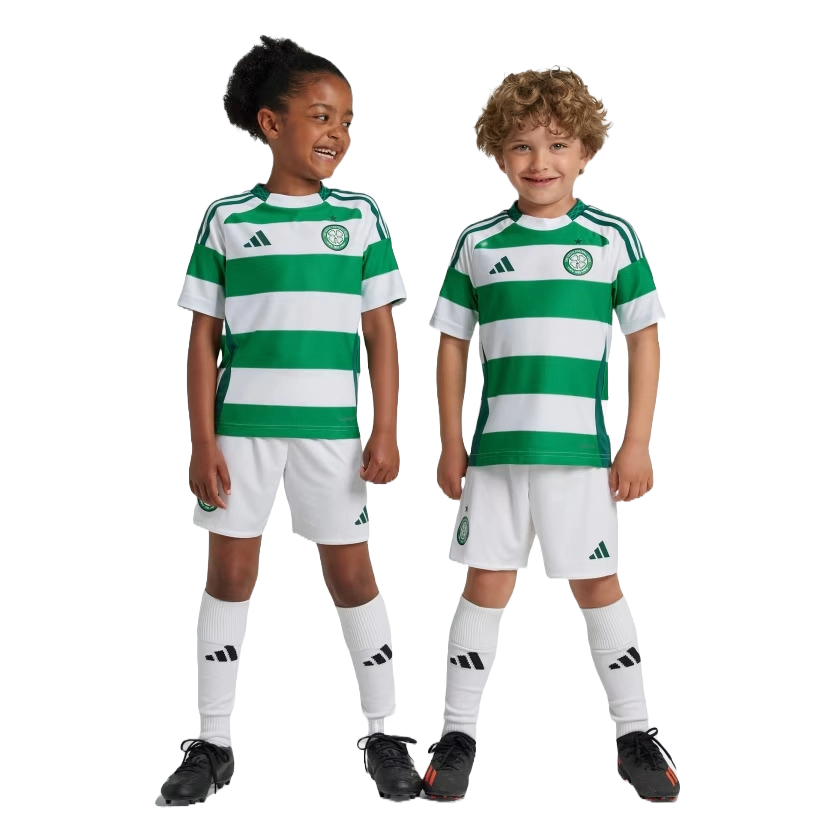 Celtic 24/25 Kid's Home Shirt and Shorts