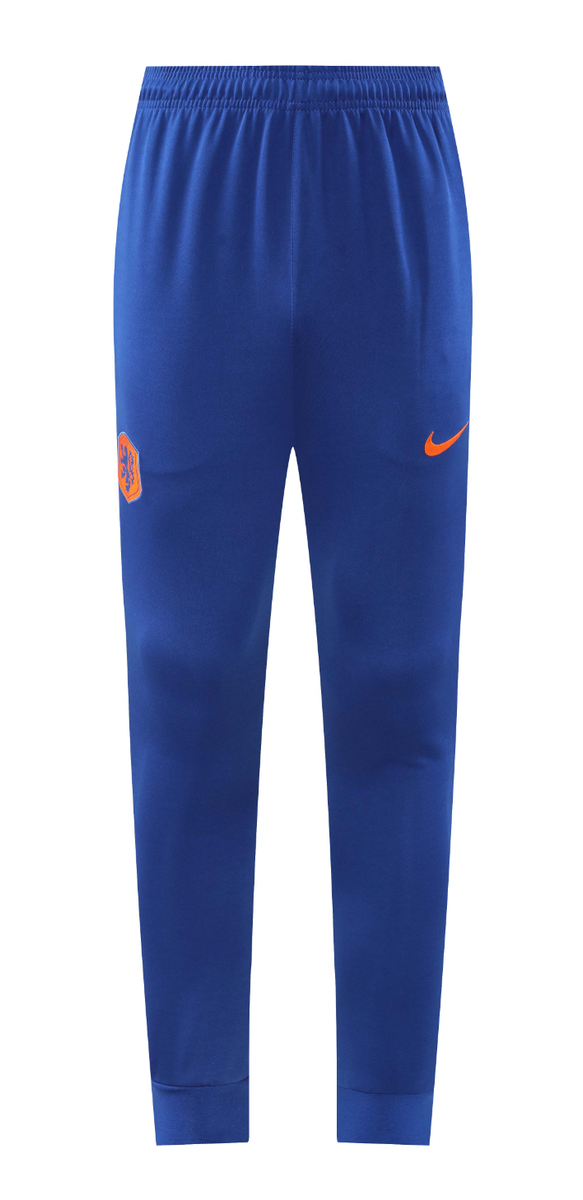 Netherlands 2024 Men's Blue Long Zip Jacket
