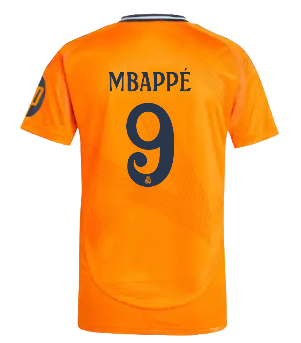 MBAPPÉ #9 Real Madrid 24/25 Stadium Men's Away Shirt