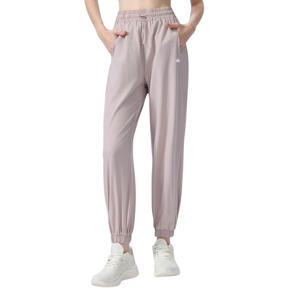 Alo Women's Dusty Rose High-Waisted Joggers