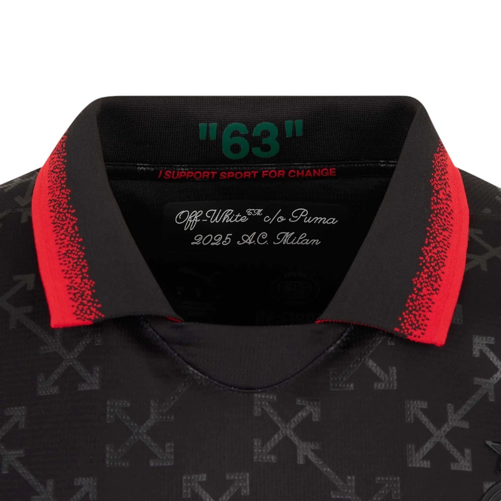 AC Milan x OFF-WHITE™ 24/25 Stadium Men's Black Shirt