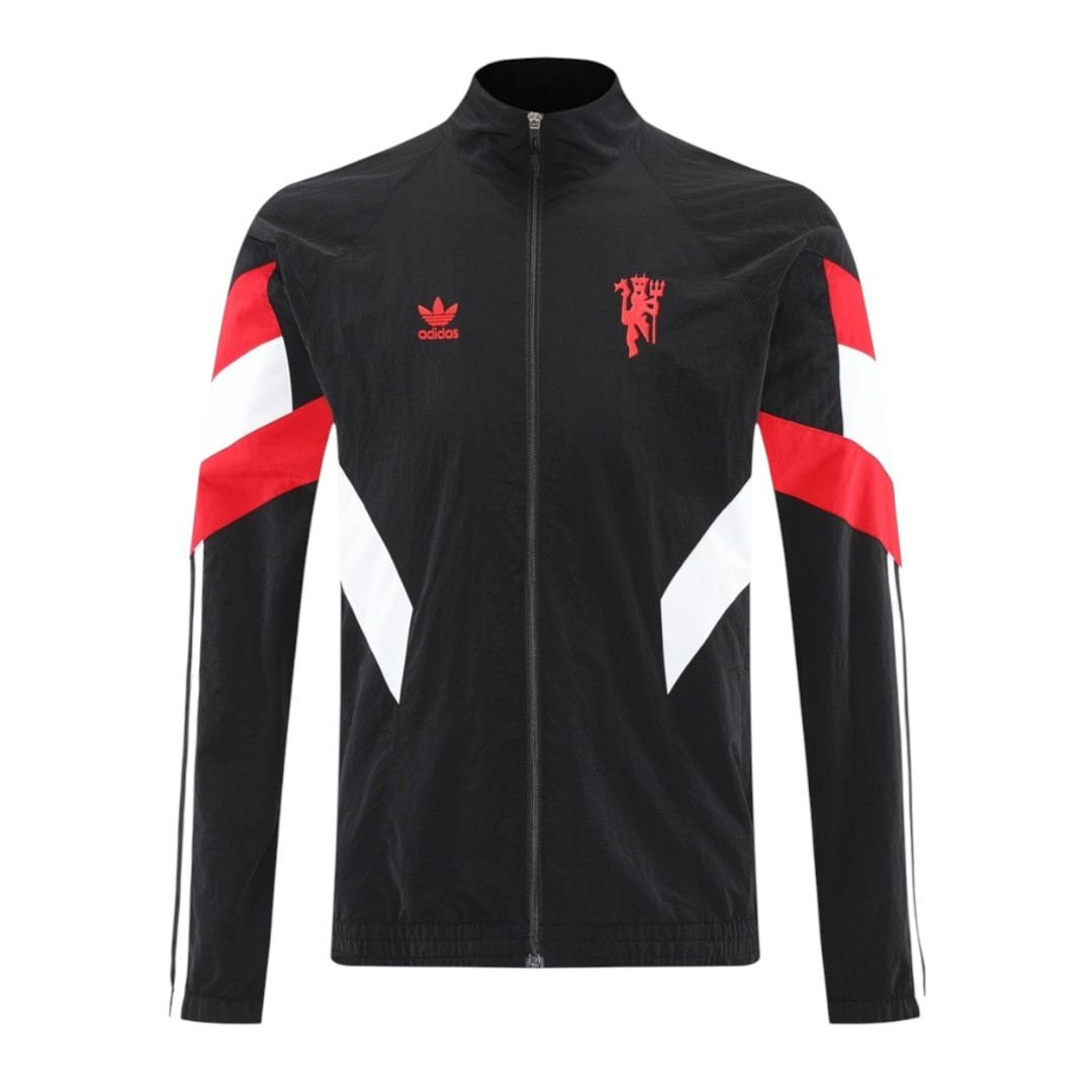 Manchester United 25/26 Men's Originals Long Zip Windbreaker