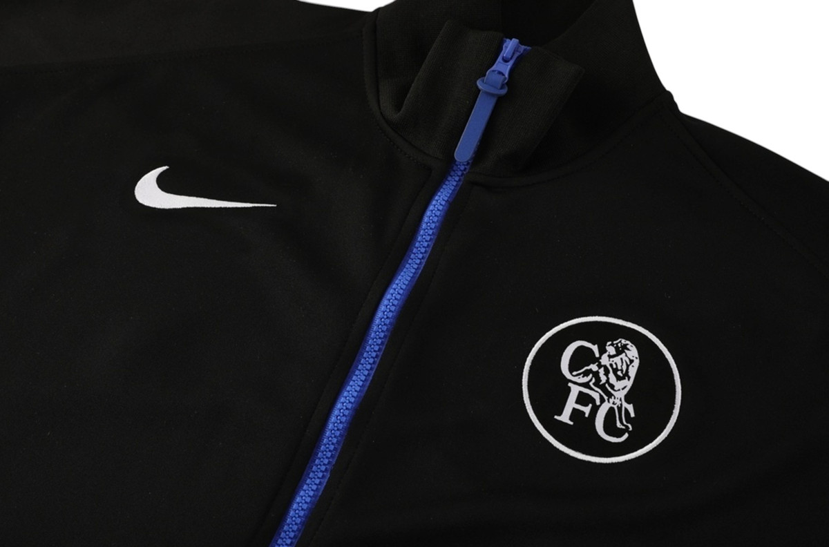 Chelsea 25/26 Men's Black Long Zip Jacket