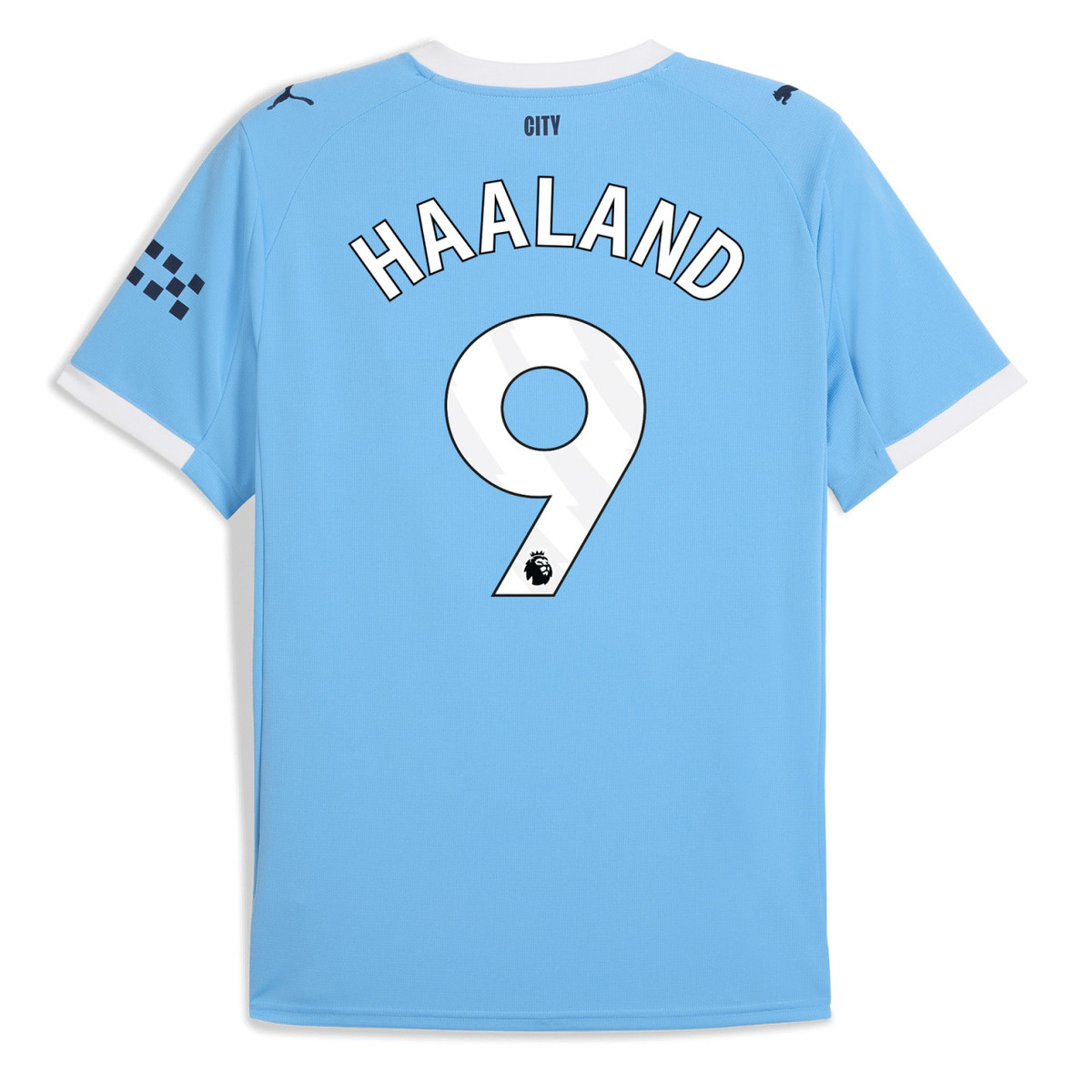HAALAND #9 Manchester City 25/26 Kid's Home Mini-Kit - PL Font