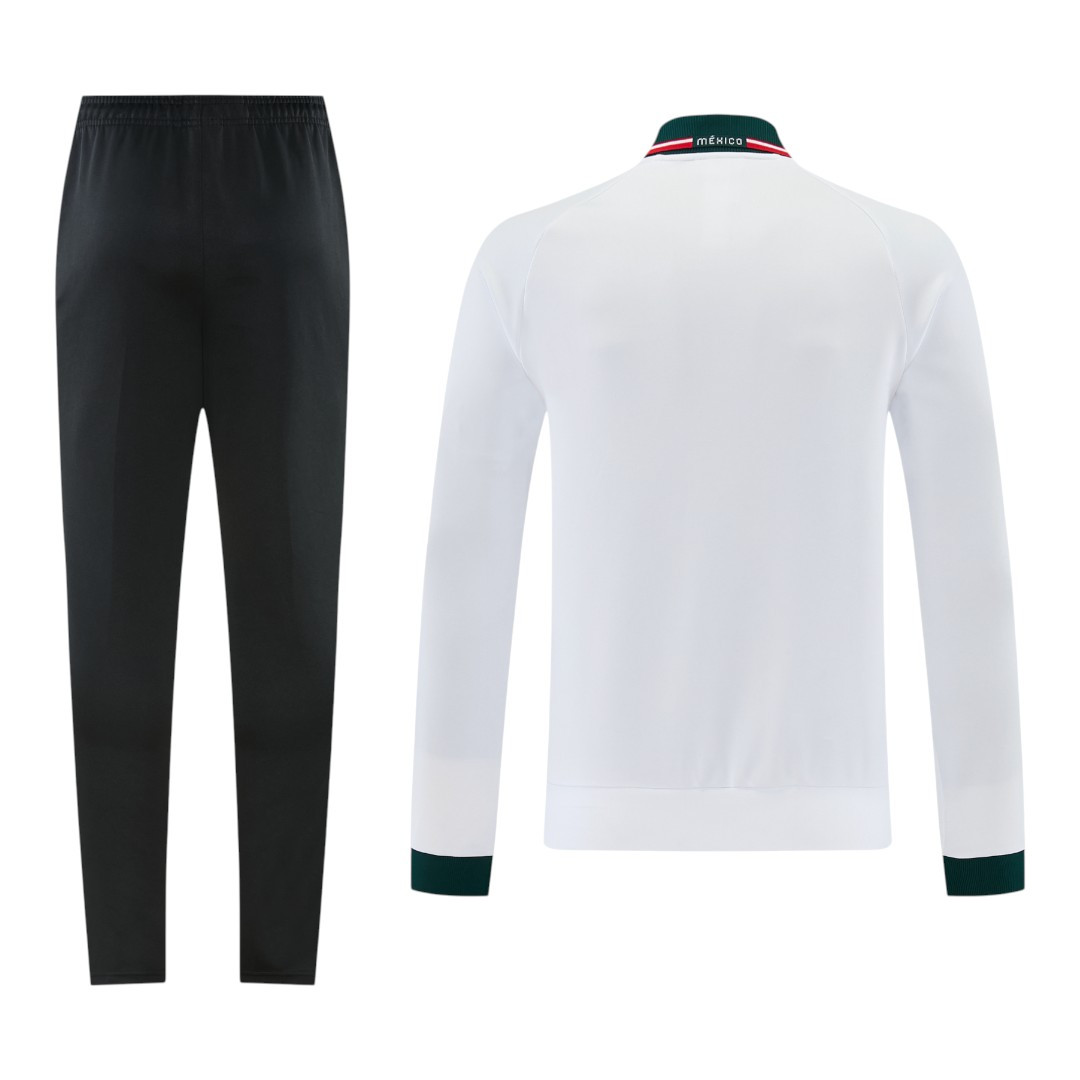 Mexico 2026 Men's White Long Zip Jacket