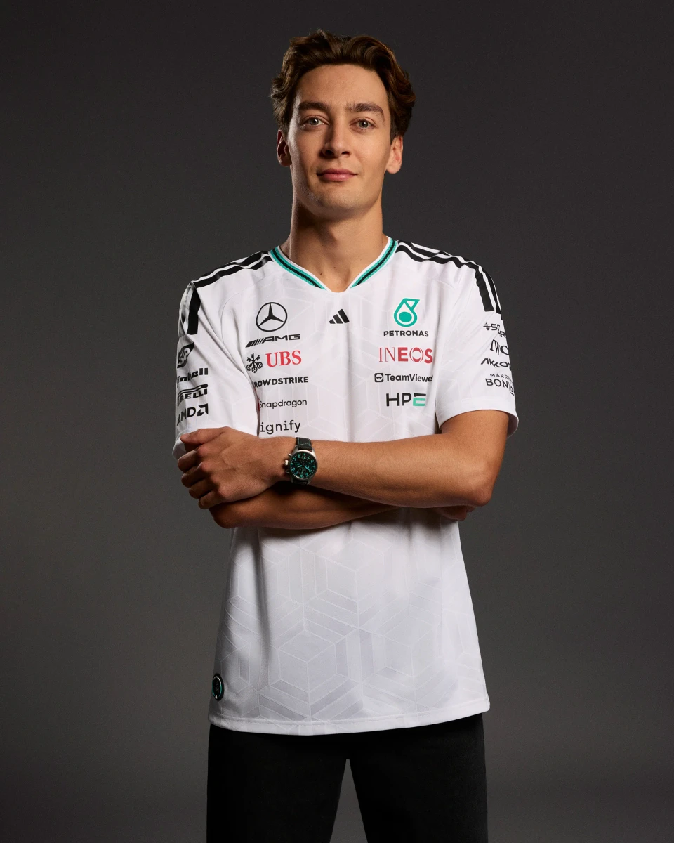Mercedes-AMG 2026 White Authentic Driver Tee