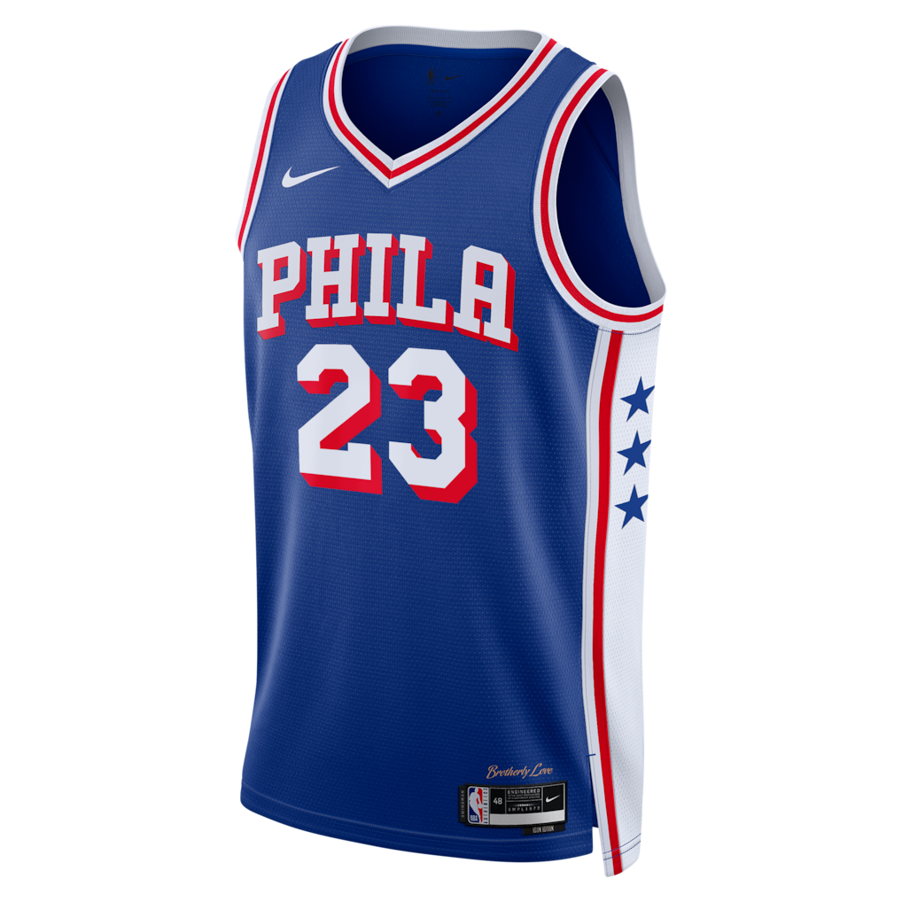 JAMES #23 Philadelphia 76ers 26/27 Men's Swingman Jersey - Icon