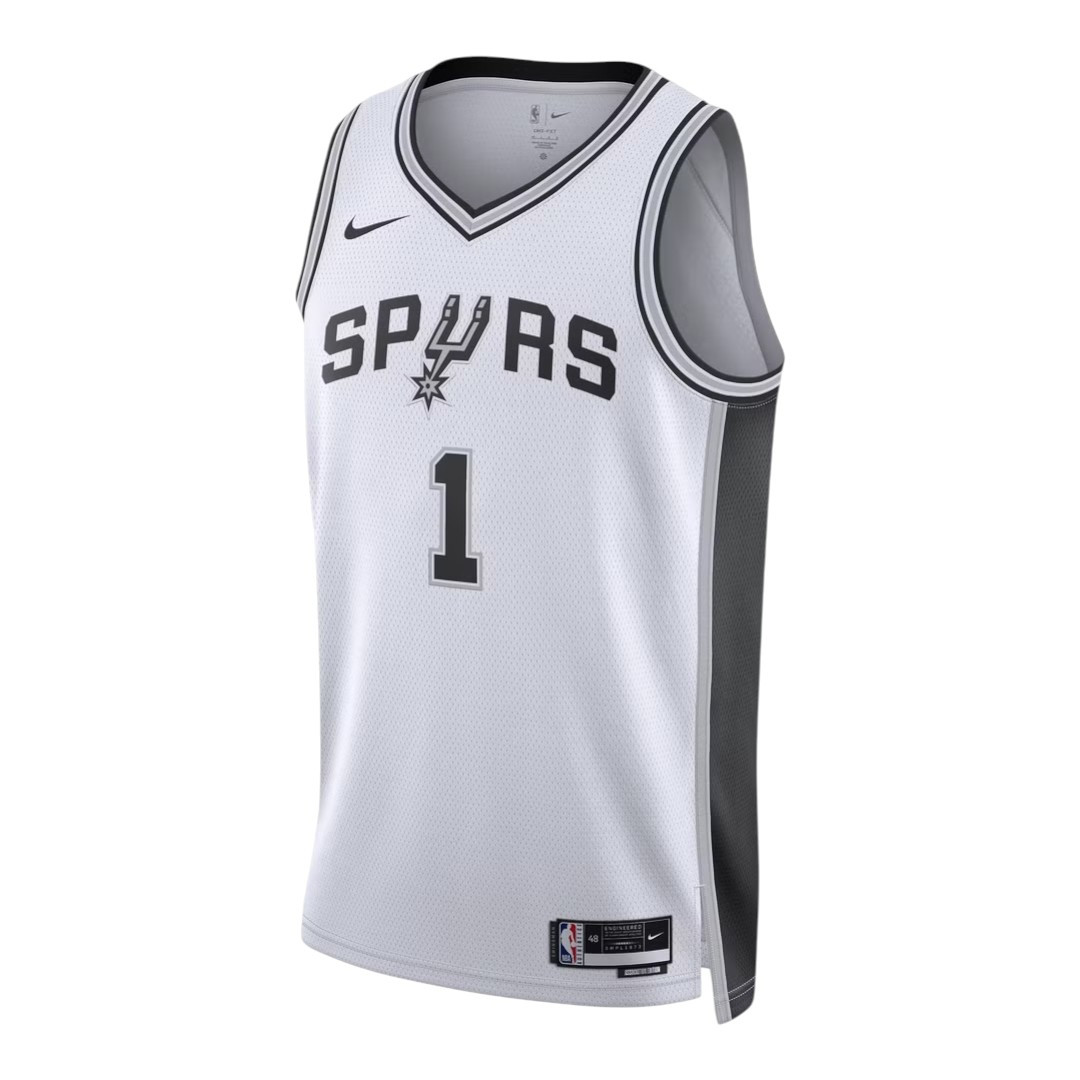 WEMBANYAMA #1 San Antonio Spurs 26/27 Men's Swingman Jersey - Association